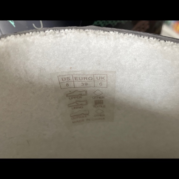 NEW Capelli "Shiny Umbrella Day" mid-calf rubber Rain Boot w/ cozy lining Size 8 - Picture 7 of 11